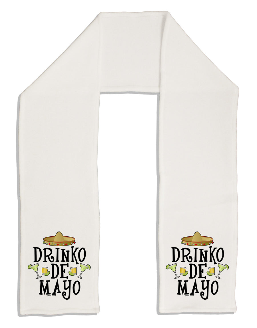 Drinko De Mayo Adult Fleece 64&#x22; Scarf-TooLoud-White-One-Size-Adult-Davson Sales