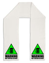 Warning May Contain Alcohol Adult Fleece 64&#x22; Scarf by TooLoud-TooLoud-White-One-Size-Adult-Davson Sales