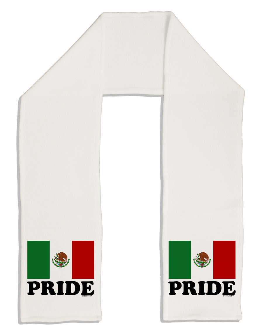 Mexican Pride - Mexican Flag Adult Fleece 64&#x22; Scarf by TooLoud-TooLoud-White-One-Size-Adult-Davson Sales