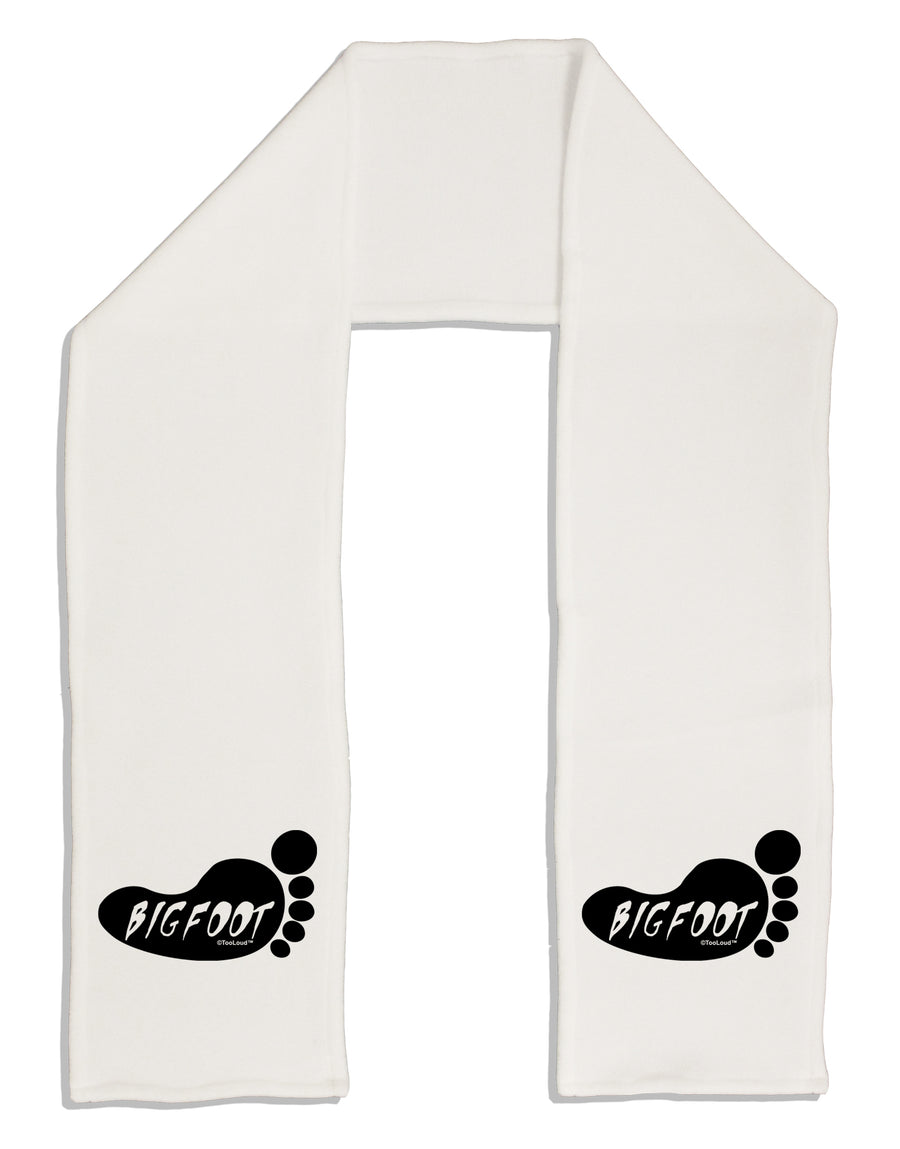 Bigfoot Adult Fleece 64&#x22; Scarf by TooLoud-TooLoud-White-One-Size-Adult-Davson Sales