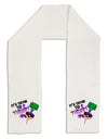 It's Thyme To Turnip Adult Fleece 64&#x22; Scarf-TooLoud-White-One-Size-Adult-Davson Sales