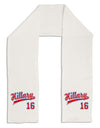 Hillary Jersey 16 Adult Fleece 64" Scarf-TooLoud-White-One-Size-Adult-Davson Sales