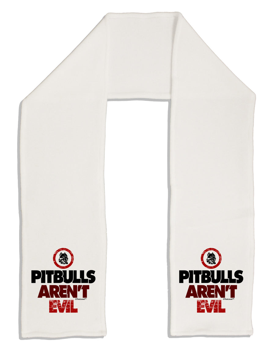 Distressed Pitbulls Aren't Evil Adult Fleece 64&#x22; Scarf-TooLoud-White-One-Size-Adult-Davson Sales