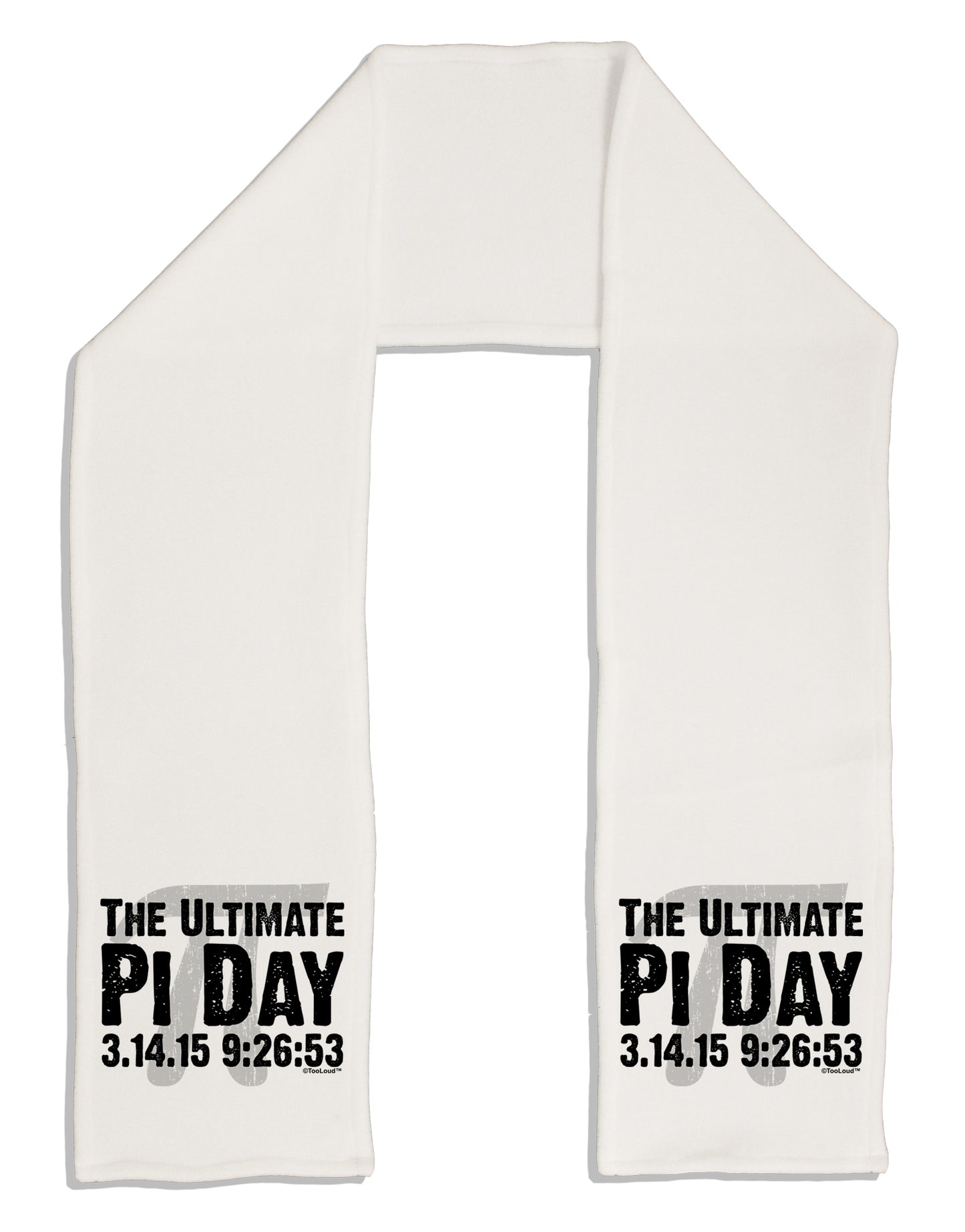 The Ultimate Pi Day Text Adult Fleece 64&#x22; Scarf by TooLoud-TooLoud-White-One-Size-Adult-Davson Sales