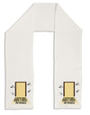 Build A Door Adult Fleece 64&#x22; Scarf-TooLoud-White-One-Size-Adult-Davson Sales