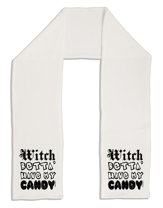 TooLoud Witch Betta Have - Distressed Adult Fleece 64&#x22; Scarf-TooLoud-White-One-Size-Adult-Davson Sales