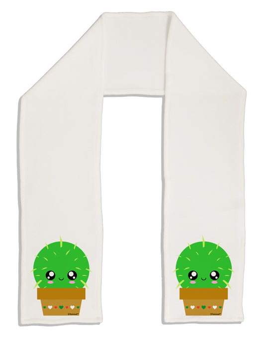 Cute Cactus Design Adult Fleece 64&#x22; Scarf by TooLoud-TooLoud-White-One-Size-Adult-Davson Sales