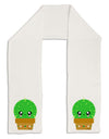 Cute Cactus Design Adult Fleece 64&#x22; Scarf by TooLoud-TooLoud-White-One-Size-Adult-Davson Sales