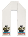 My Son is My Hero - Armed Forces Adult Fleece 64&#x22; Scarf by TooLoud-TooLoud-White-One-Size-Adult-Davson Sales