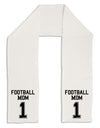 Football Mom Jersey Adult Fleece 64" Scarf-TooLoud-White-One-Size-Adult-Davson Sales