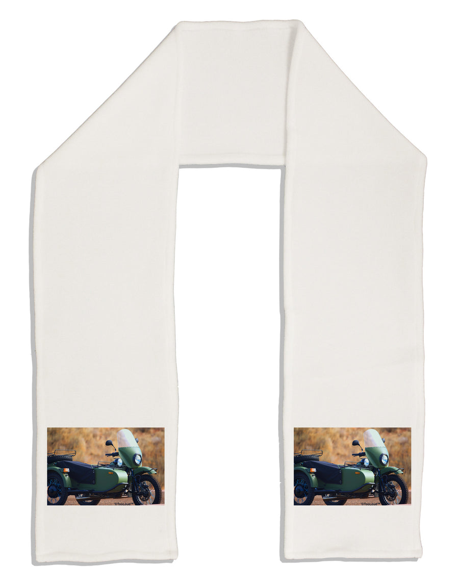 Sidecar Motorcycle Photo Adult Fleece 64&#x22; Scarf-TooLoud-White-One-Size-Adult-Davson Sales