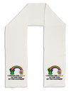 End Of The Rainbow Text Adult Fleece 64&#x22; Scarf-TooLoud-White-One-Size-Adult-Davson Sales