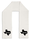 Texas - United States Shape Adult Fleece 64&#x22; Scarf by TooLoud-TooLoud-White-One-Size-Adult-Davson Sales