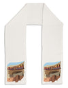 Arizona Montezuma Castle Adult Fleece 64&#x22; Scarf-TooLoud-White-One-Size-Adult-Davson Sales