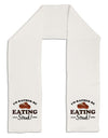 I'd Rather - Steak Adult Fleece 64&#x22; Scarf-TooLoud-White-One-Size-Adult-Davson Sales