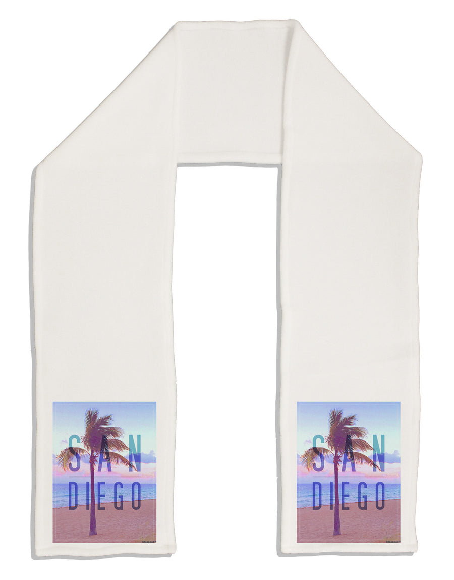 San Diego Beach Filter Adult Fleece 64&#x22; Scarf-TooLoud-White-One-Size-Adult-Davson Sales