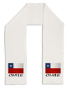 Chile Flag Adult Fleece 64&#x22; Scarf-TooLoud-White-One-Size-Adult-Davson Sales