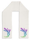 Tropical Feathers Adult Fleece 64&#x22; Scarf-TooLoud-White-One-Size-Adult-Davson Sales