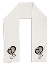 Leo Symbol Adult Fleece 64" Scarf-TooLoud-White-One-Size-Adult-Davson Sales