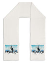 Mexico - Whale Watching Cut-out Adult Fleece 64" Scarf-TooLoud-White-One-Size-Adult-Davson Sales