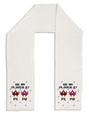 Be My Player 2 Adult Fleece 64" Scarf-TooLoud-White-One-Size-Adult-Davson Sales