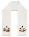 Happy Halloween Jack Adult Fleece 64&#x22; Scarf-TooLoud-White-One-Size-Adult-Davson Sales