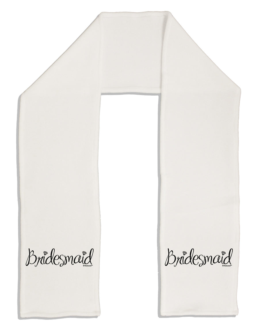 Bridesmaid Design - Diamonds Adult Fleece 64&#x22; Scarf-TooLoud-White-One-Size-Adult-Davson Sales