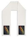 Rainbow Feather Adult Fleece 64&#x22; Scarf-TooLoud-White-One-Size-Adult-Davson Sales