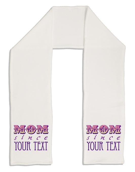 Personalized Mom Since ___ Adult Fleece 64&#x22; Scarf-TooLoud-White-One-Size-Adult-Davson Sales