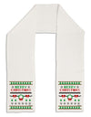 Merry Christmas Ugly Christmas Sweater Adult Fleece 64&#x22; Scarf-TooLoud-White-One-Size-Adult-Davson Sales