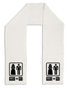 Ctrl Z - Marriage Adult Fleece 64&#x22; Scarf-TooLoud-White-One-Size-Adult-Davson Sales