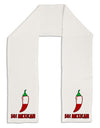 Fifty Percent Mexican Adult Fleece 64" Scarf-TooLoud-White-One-Size-Adult-Davson Sales