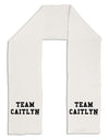 Team Caitlyn Adult Fleece 64&#x22; Scarf-TooLoud-White-One-Size-Adult-Davson Sales