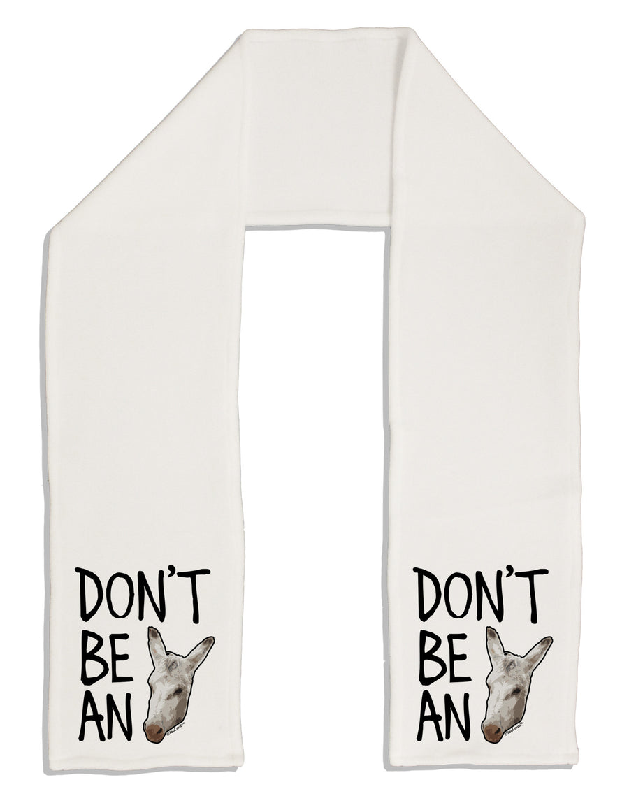 Don't Be An Ass Adult Fleece 64&#x22; Scarf-TooLoud-White-One-Size-Adult-Davson Sales