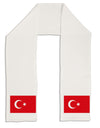 Turkey Flag Adult Fleece 64&#x22; Scarf by TooLoud-TooLoud-White-One-Size-Adult-Davson Sales