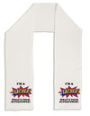 Teacher - Superpower Adult Fleece 64&#x22; Scarf-TooLoud-White-One-Size-Adult-Davson Sales