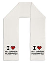 I Heart My Gamer Husband Adult Fleece 64&#x22; Scarf-TooLoud-White-One-Size-Adult-Davson Sales