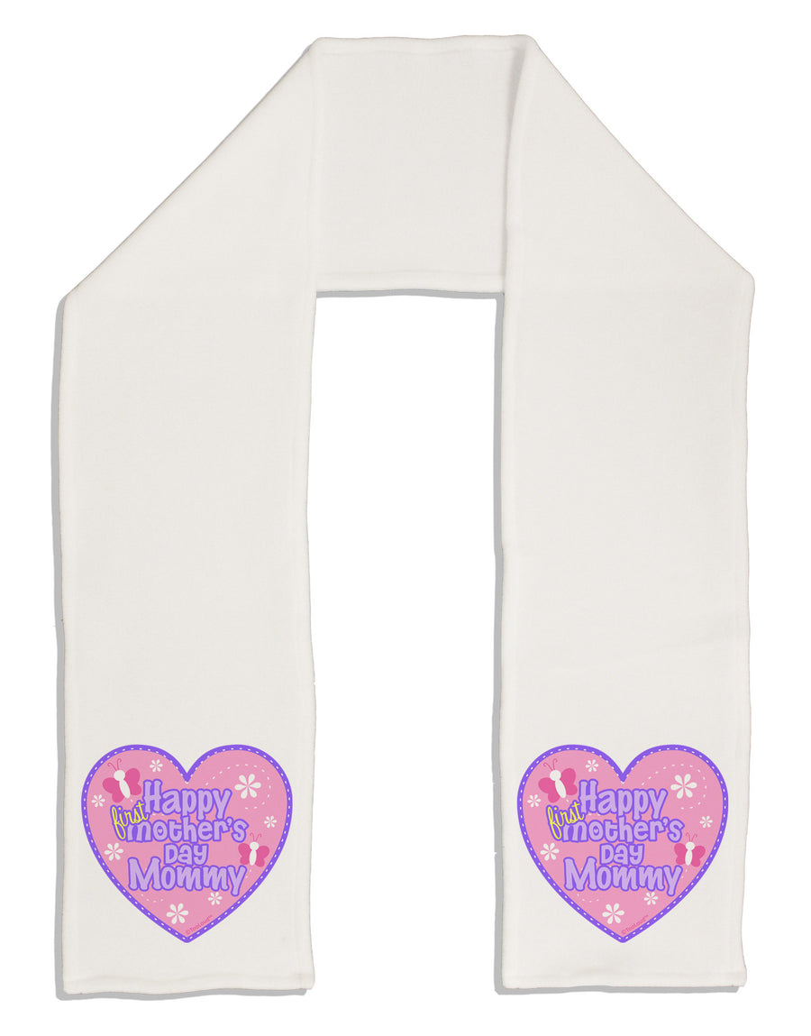 Happy First Mother's Day Mommy - Pink Adult Fleece 64&#x22; Scarf by TooLoud-TooLoud-White-One-Size-Adult-Davson Sales