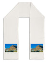 Colorado Snowy Mountains Adult Fleece 64&#x22; Scarf-TooLoud-White-One-Size-Adult-Davson Sales