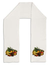 Fruit Basket Still Life Adult Fleece 64&#x22; Scarf-TooLoud-White-One-Size-Adult-Davson Sales