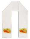 Fall Pumpkin Scene Adult Fleece 64&#x22; Scarf-TooLoud-White-One-Size-Adult-Davson Sales