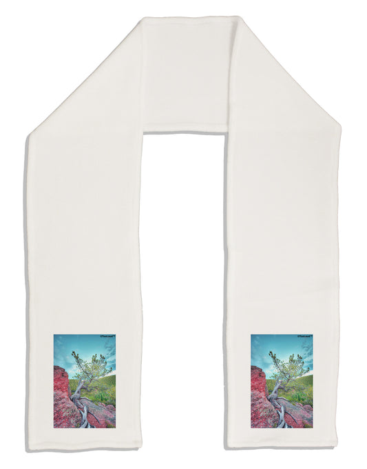 CO Cliffside Tree Adult Fleece 64&#x22; Scarf-TooLoud-White-One-Size-Adult-Davson Sales