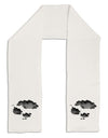 Inverted Puffy Clouds Adult Fleece 64&#x22; Scarf-TooLoud-White-One-Size-Adult-Davson Sales