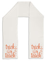 Trick or Teach Adult Fleece 64 Inch Scarf-Scarves-TooLoud-White-One-Size-Adult-Davson Sales