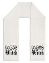 Basic Witch Distressed Adult Fleece 64&#x22; Scarf-TooLoud-White-One-Size-Adult-Davson Sales