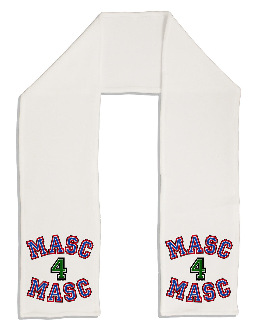 Masc 4 Masc College Stud Adult Fleece 64&#x22; Scarf by-TooLoud-White-One-Size-Adult-Davson Sales