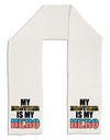 My Brother is My Hero - Armed Forces Adult Fleece 64&#x22; Scarf by TooLoud-TooLoud-White-One-Size-Adult-Davson Sales