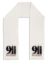 911 Never Forgotten Adult Fleece 64&#x22; Scarf-TooLoud-White-One-Size-Adult-Davson Sales