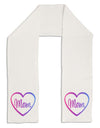 Mom Heart Design - Gradient Colors Adult Fleece 64&#x22; Scarf by TooLoud-TooLoud-White-One-Size-Adult-Davson Sales