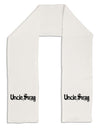 Uncle Swag Text Adult Fleece 64&#x22; Scarf by TooLoud-TooLoud-White-One-Size-Adult-Davson Sales